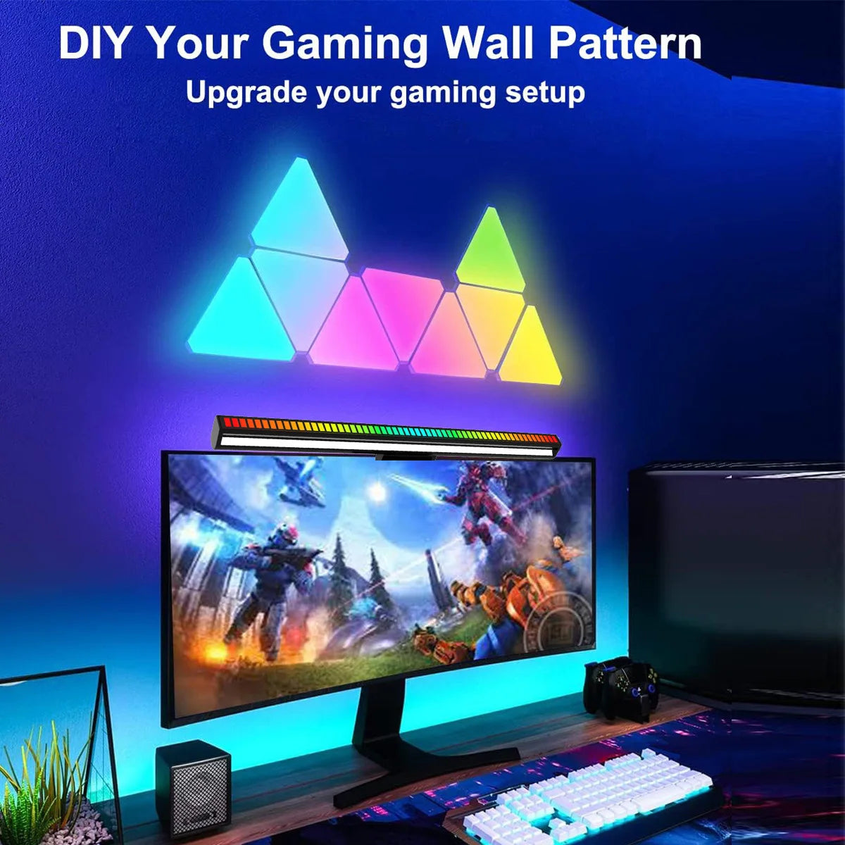 RGB Triangular Wall Lamp